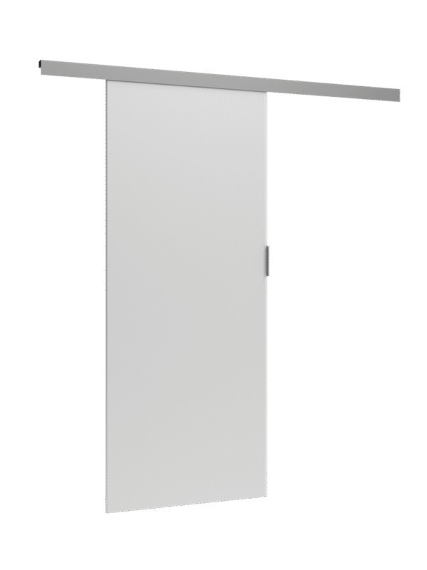 Greg Sliding Door – White Wall-Mounted Left/Right Sliding Door System (Inter/Galaxy SEVROLL)